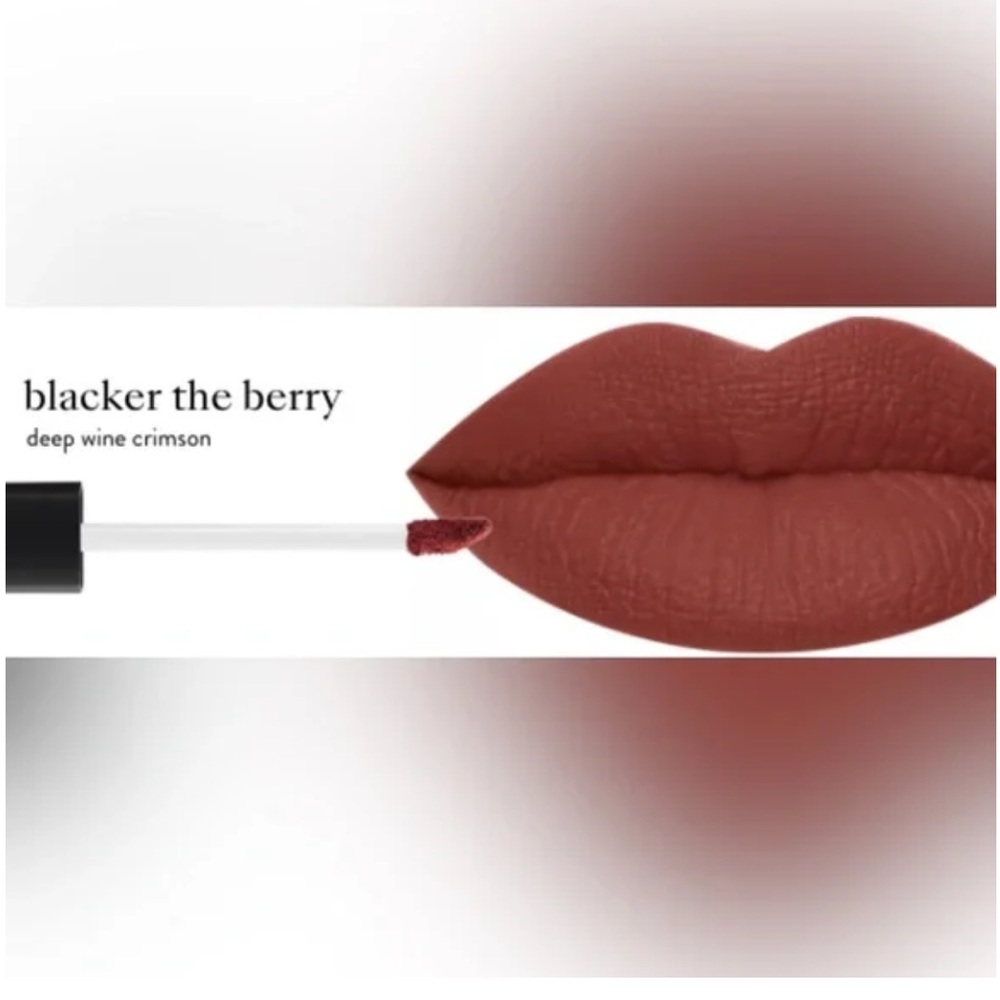 🆕Mented Cosmetics Liquid Lipstick ~Blacker The Berry - Picture 6 of 9